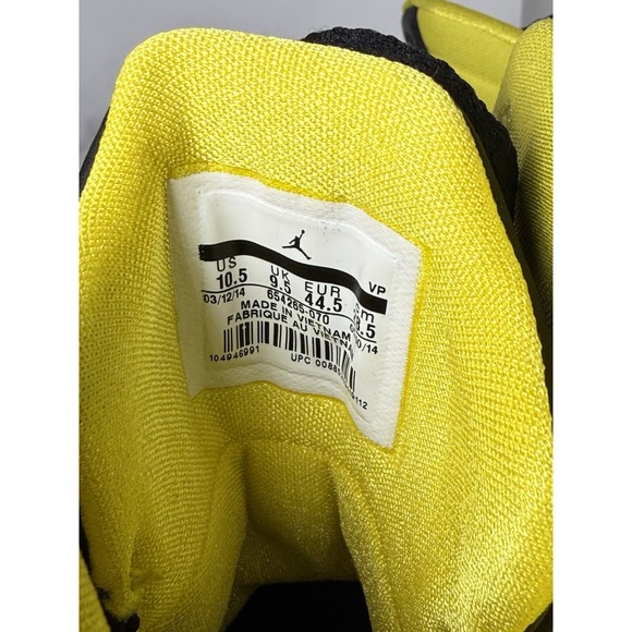 Size 10.5 - Air Jordan Flight 97 Vibrant Yellow Men's 654265-070 - Picture 9 of 11